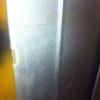 Detail showing the drain holes in the bottem of the doors
